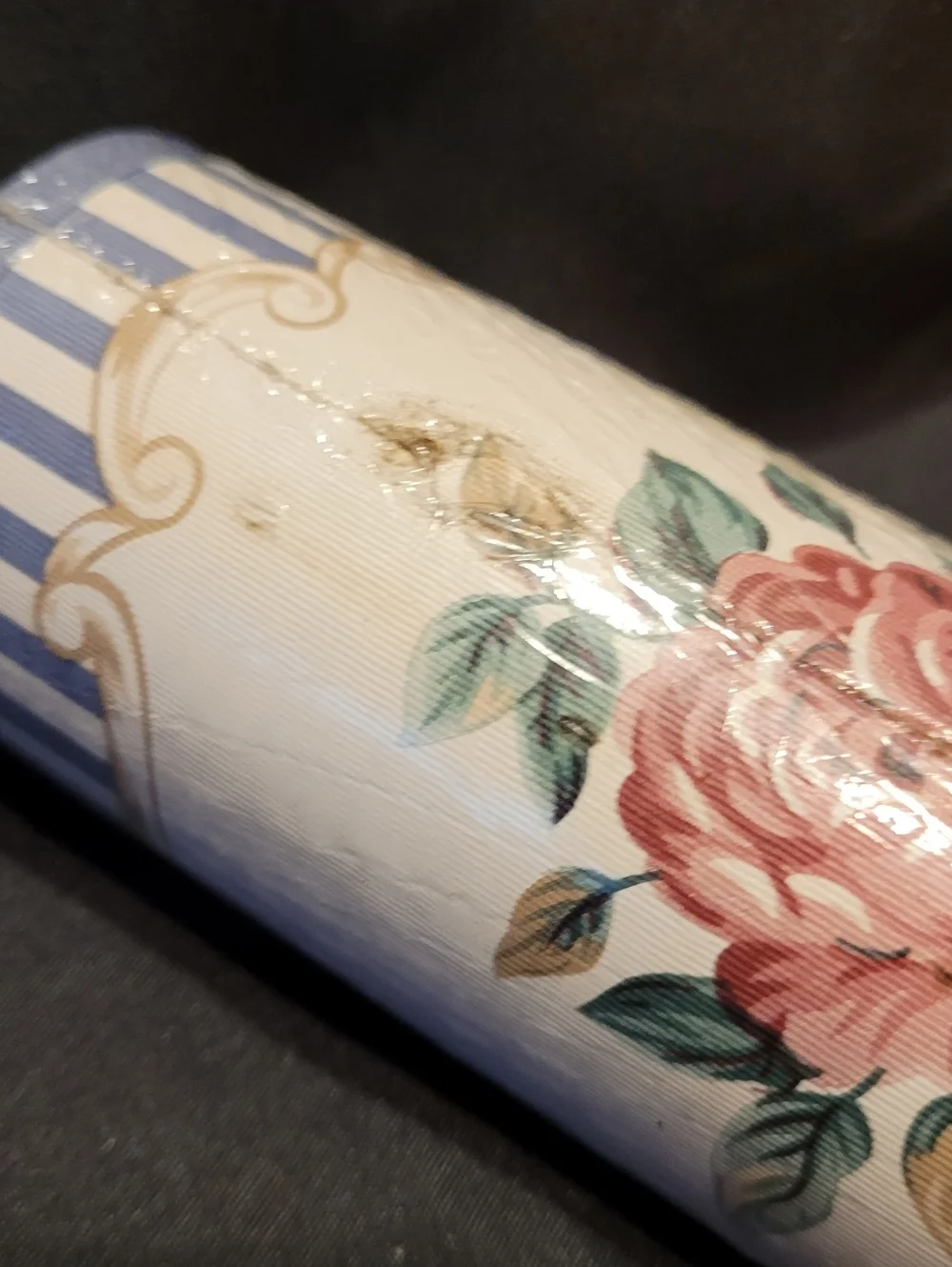 NEW Vintage Imperial Vinyl Wallpaper Border ME8082B Single Roll Floral Scroll